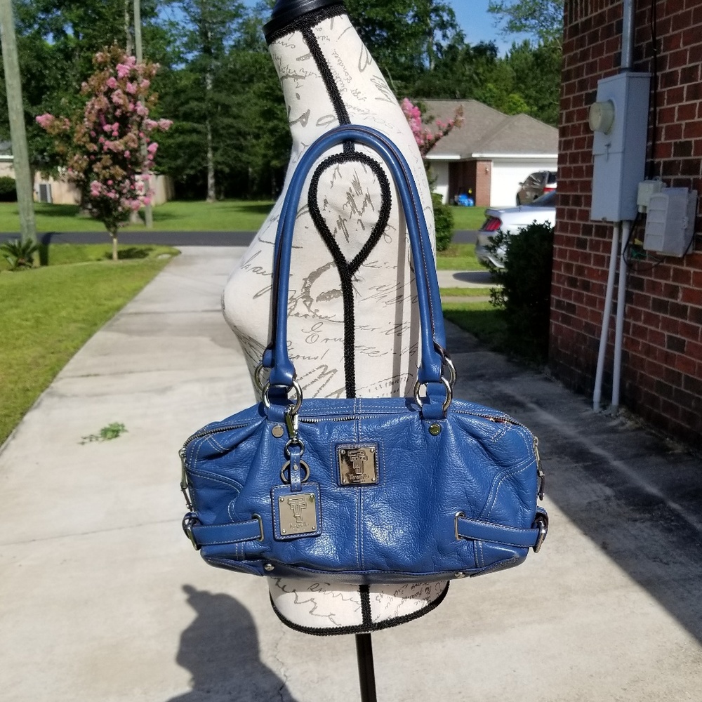 Blue Tignanello Medium Size Purse